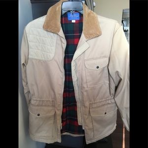 EUC Pendleton flannel lined utility coat
